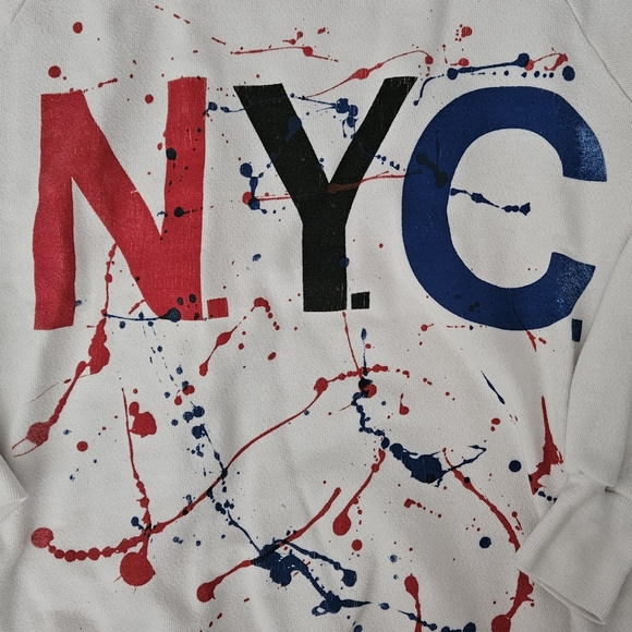 Vintage NYC paint splatter crewneck - Picture 2 of 4